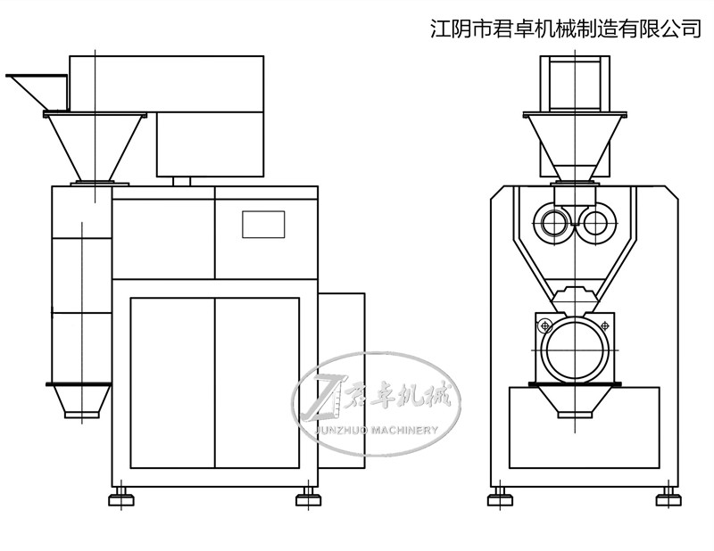 GK-100 Dry Powder Roller Compaction Machine