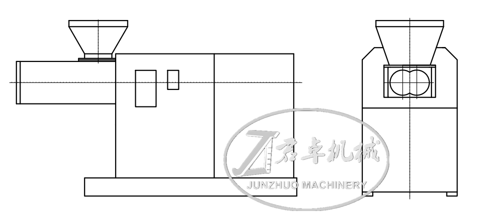Double Screw Axial Press Extruder Working Principle