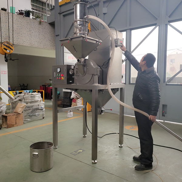 LC-300B Universal pulverizer with dust collector and vacuum conveyor