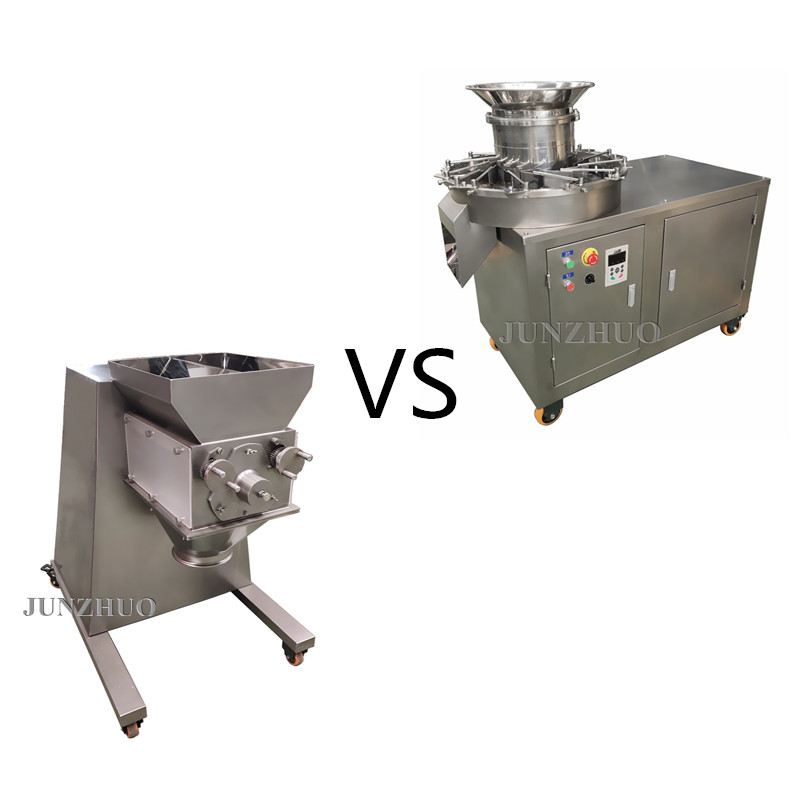Comparison between Oscillating Granulators and Rotary Granulators